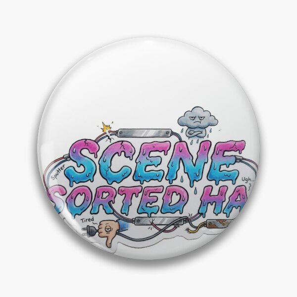 Item preview, Scene Sorted Hai - Funny Moody Desi Slang Art designed and sold by Trendykunnu.