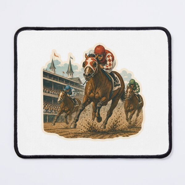 Item preview, Kentucky Derby Watercolor designed and sold by ChemicalXShop.