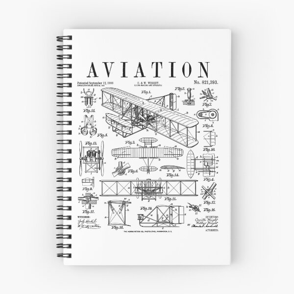 Item preview, Aviation Pilot Airplane Wright Brothers Aircraft Patent designed and sold by GrandeDuc.