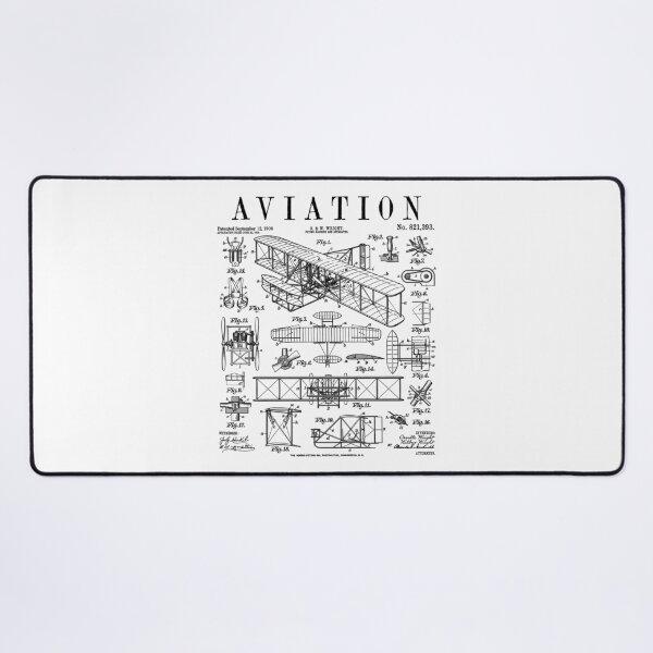 Item preview, Aviation Pilot Airplane Wright Brothers Aircraft Patent designed and sold by GrandeDuc.