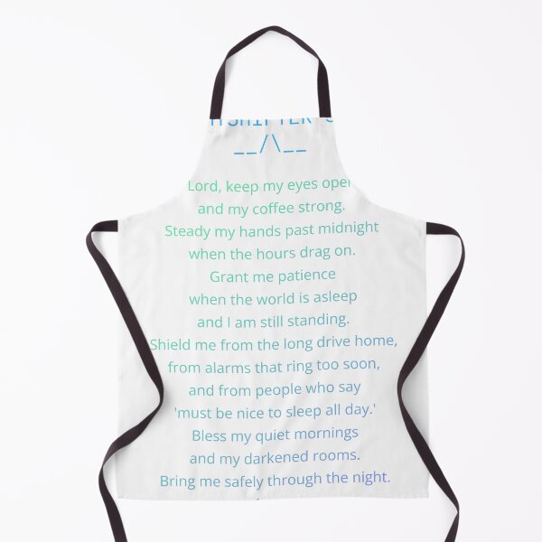 Item preview, NIghtshifter's Prayer designed and sold by Goode-sense2025.