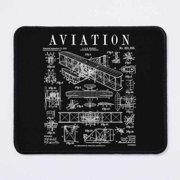 Item preview, Aviation Pilot Airplane Wright Brothers Aircraft Patent designed and sold by GrandeDuc.