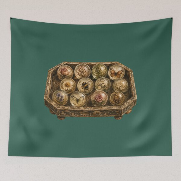 Item preview, Vintage Botanical Glass Marbles Print – Antique Collectible Specimen Art designed and sold by MagicMakerPh.