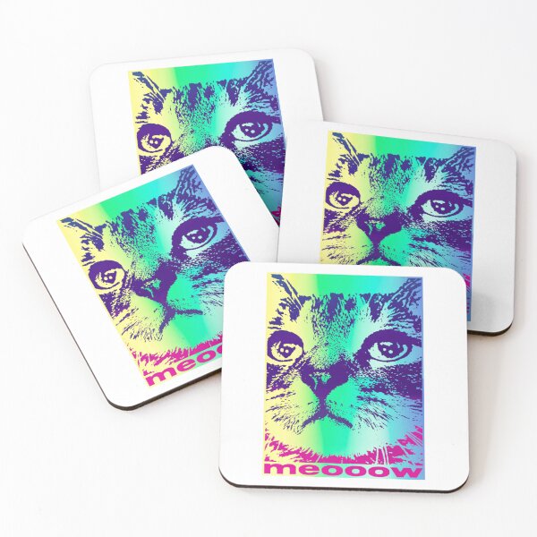 Item preview, Cool Holographic Aesthetic Cat designed and sold by jacelyndesigns.