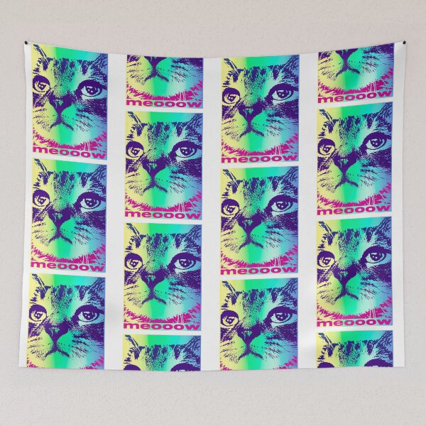 Item preview, Cool Holographic Aesthetic Cat designed and sold by jacelyndesigns.