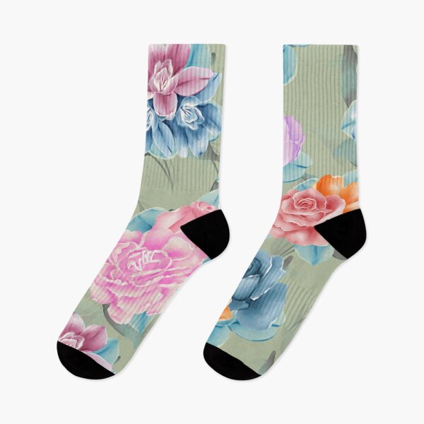 Artikelvorschau, Malen Sie Blumenmuster entworfen und verkauft von SolGalaxyDesign.