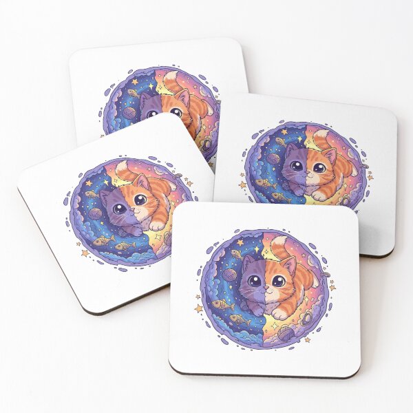 Item preview, The Cat Dimension Cute Kawaii Cosmic Portal Kitty designed and sold by Bangcen.