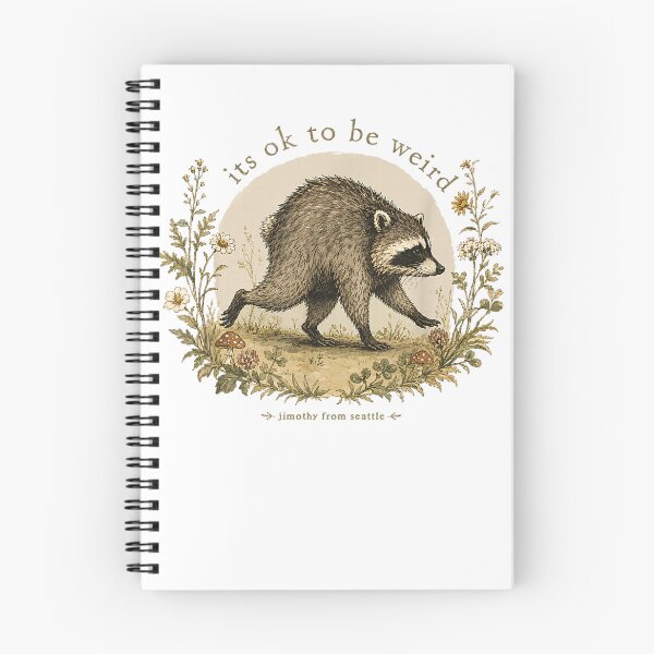 Item preview, Jimothy from Seattle It’s OK to Be Weird Raccoon Cottagecore designed and sold by ViVarRi.