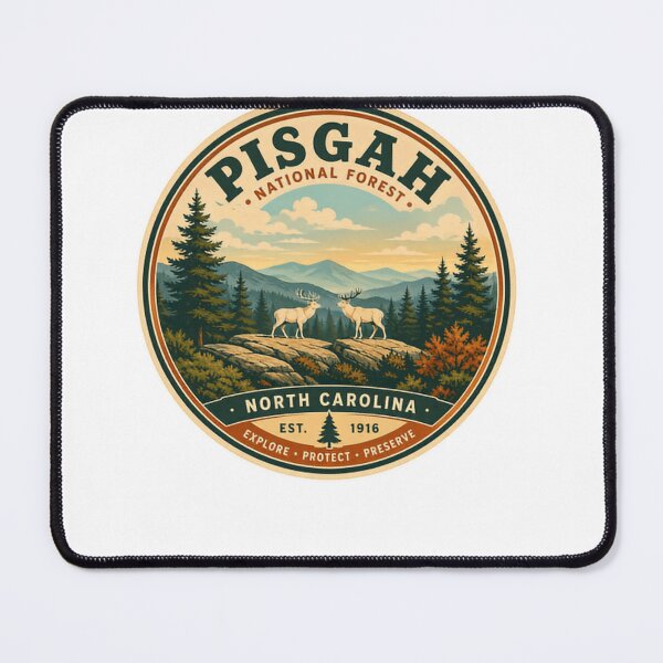 Item preview, Pisgah National Forest North Carolina Est. 1916 Explore Protect Preserve Mountain Nature Travel Souvenir designed and sold by Simsimah26Parks.