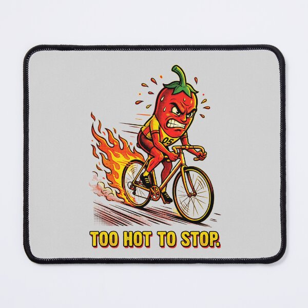 Item preview, Chili Pepper Cyclist Print designed and sold by Ortsas.