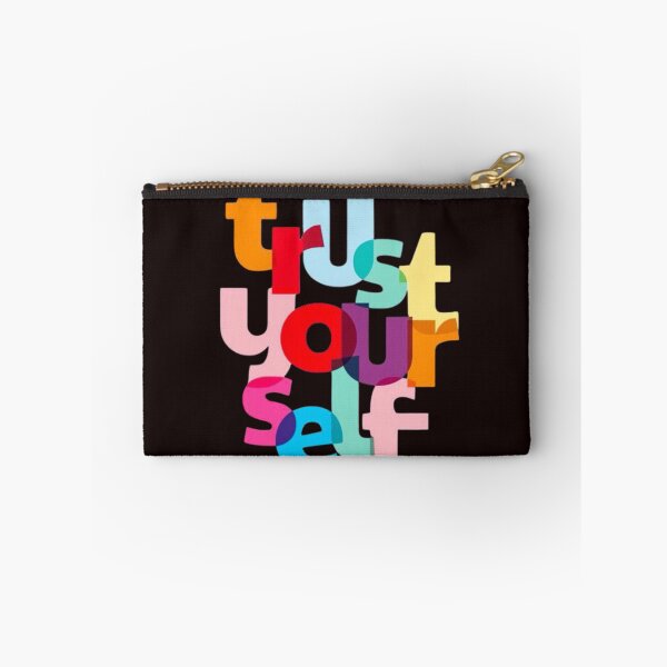Item preview, Trust Yourself Motivational Typography Quote Colorful Inspirational Text Graphic designed and sold by RajDeals.