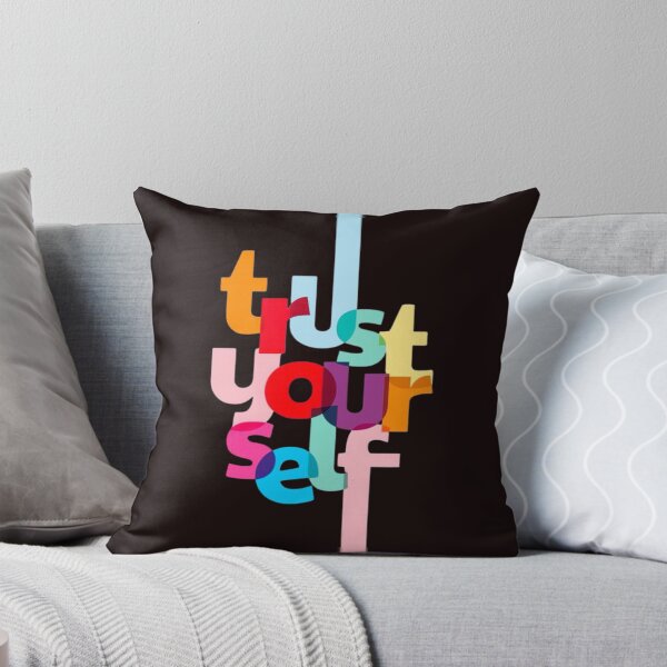 Item preview, Trust Yourself Motivational Typography Quote Colorful Inspirational Text Graphic designed and sold by RajDeals.