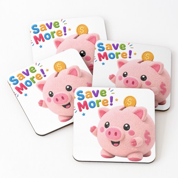 Item preview, Giant Piggy Bank Plush designed and sold by KJ Frost.
