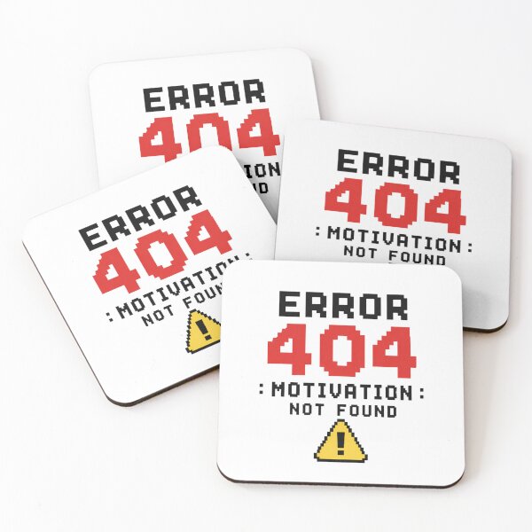 Item preview, error 404, motivation not found!  designed and sold by vecart34.