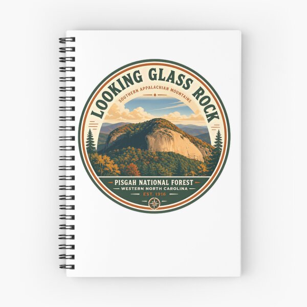 Item preview, Looking Glass Rock Southern Appalachian Mountains Pisgah National Forest Western North Carolina EST 1916 Hiking Outdoors Nature Travel designed and sold by Simsimah26Parks.