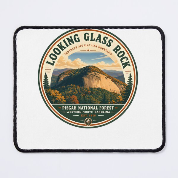 Item preview, Looking Glass Rock Southern Appalachian Mountains Pisgah National Forest Western North Carolina EST 1916 Hiking Outdoors Nature Travel designed and sold by Simsimah26Parks.