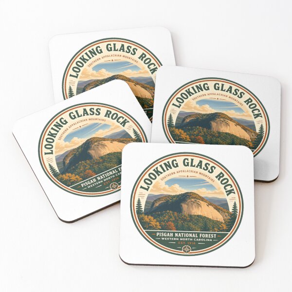 Item preview, Looking Glass Rock Southern Appalachian Mountains Pisgah National Forest Western North Carolina EST 1916 Hiking Outdoors Nature Travel designed and sold by Simsimah26Parks.