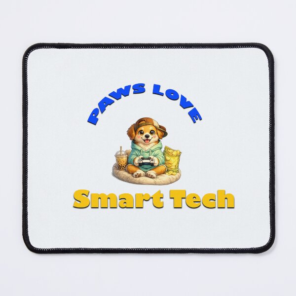 Item preview, Happy Cartoon Dog Gamer with Snacks designed and sold by annenambiro.