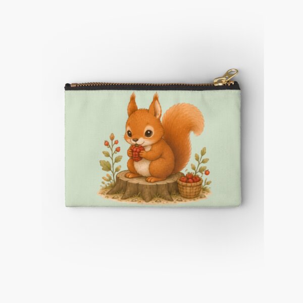 Item preview, Berry Snack Red Squirrel designed and sold by MellowMunchkins.