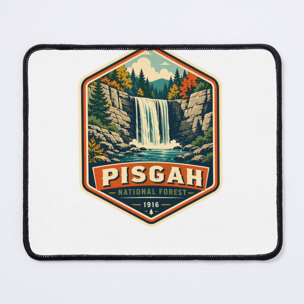 Item preview, Pisgah National Forest 1916 North Carolina Hiking Outdoors Nature Lover designed and sold by Simsimah26Parks.