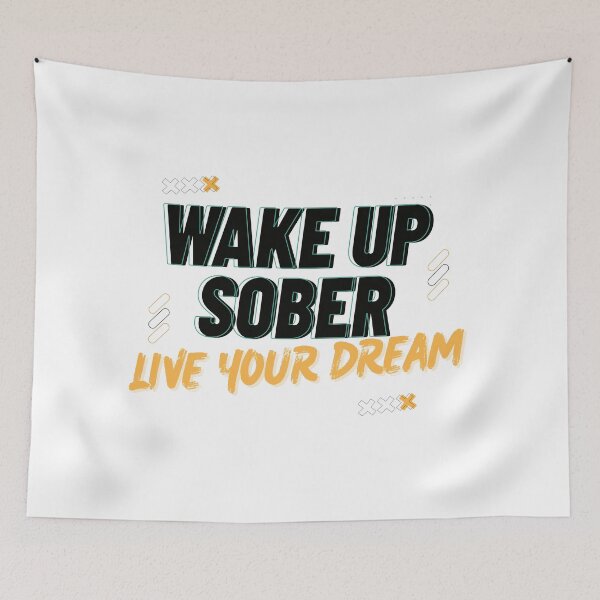 Item preview, Wake Up Sober Live Your Dream T-Shirt | Sobriety Motivation Tee | Sober Lifestyle Shirt designed and sold by Reverielook.