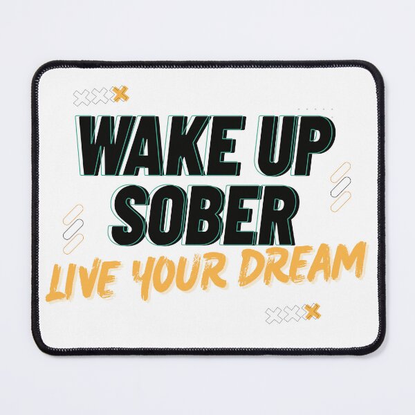 Item preview, Wake Up Sober Live Your Dream T-Shirt | Sobriety Motivation Tee | Sober Lifestyle Shirt designed and sold by Reverielook.
