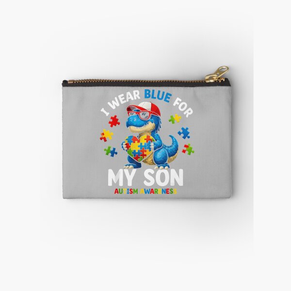 Item preview, I Wear Blue for My Son Autism Awareness Mom Dad Parents_2 designed and sold by ArleneRowe.
