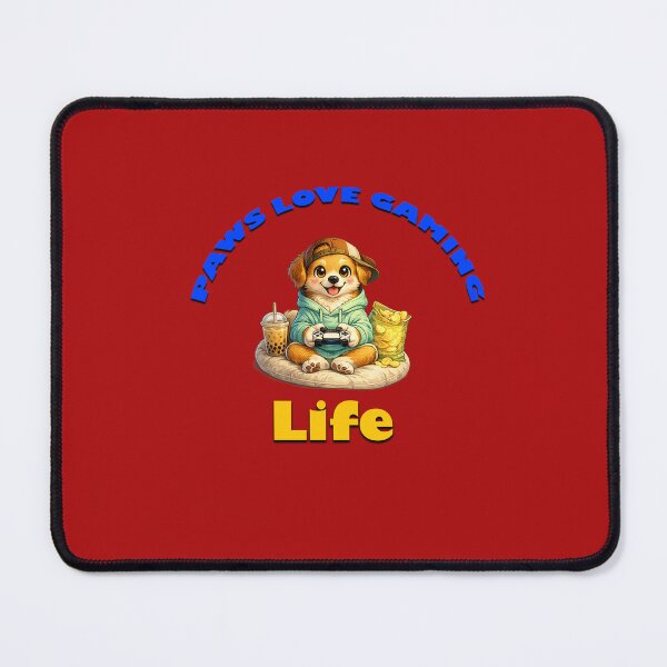 Item preview, Cozy Gaming Companion Dog – High-Quality Cartoon Illustration designed and sold by annenambiro.
