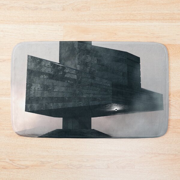 Item preview, Floating Brutalist Monolith | Futuristic Minimalist Architecture designed and sold by rigelcreation.