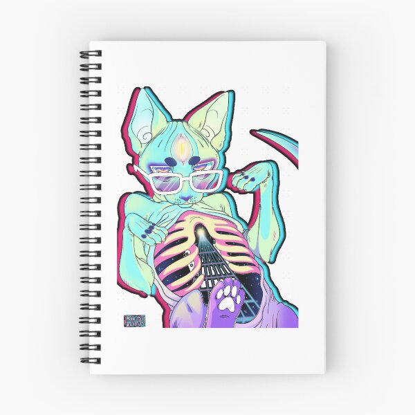 Item preview, Synthwave Sphynx Cat designed and sold by jacelyndesigns.