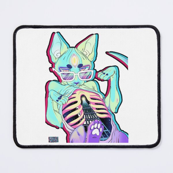 Item preview, Synthwave Sphynx Cat designed and sold by jacelyndesigns.