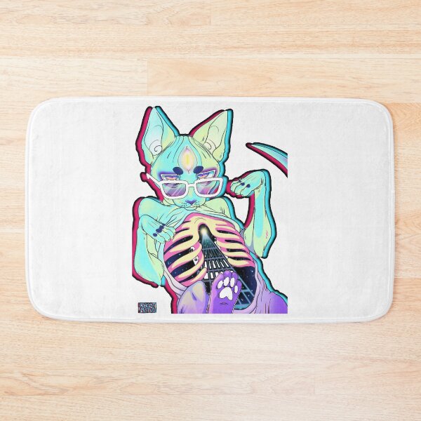 Item preview, Synthwave Sphynx Cat designed and sold by jacelyndesigns.