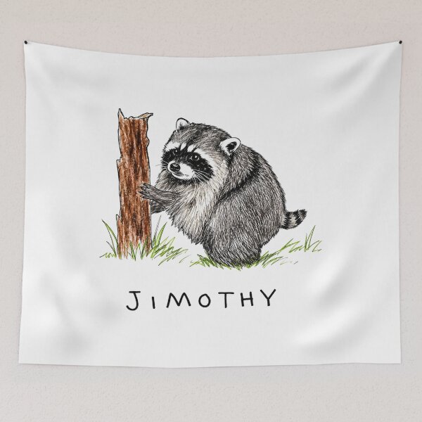 Item preview, Jimothy Raccoon Viral, Short King Jimothy. Cute Trash Panda, Famous Seattle Raccoon, Cute Baby Raccoon designed and sold by RafaelScherer.