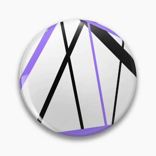Item preview, Lavender-Blue Diagonal Lines Black Accents designed and sold by taiche.