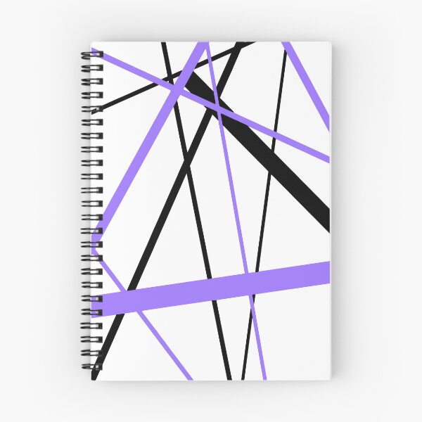 Item preview, Lavender-Blue Diagonal Lines Black Accents designed and sold by taiche.