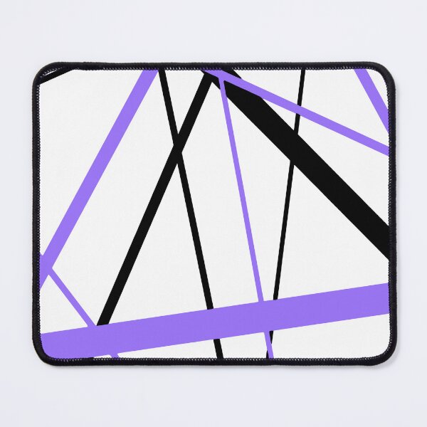 Item preview, Lavender-Blue Diagonal Lines Black Accents designed and sold by taiche.