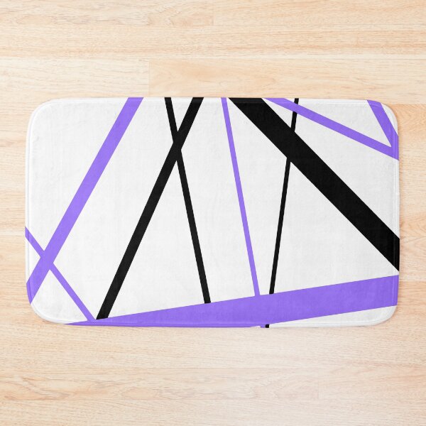Item preview, Lavender-Blue Diagonal Lines Black Accents designed and sold by taiche.