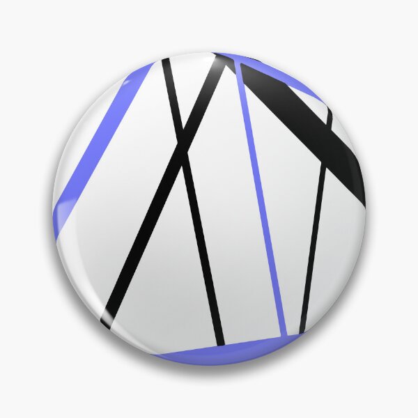 Item preview, Cool Blue Diagonal Lines Black Accents designed and sold by taiche.