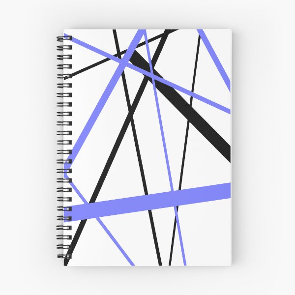 Item preview, Cool Blue Diagonal Lines Black Accents designed and sold by taiche.