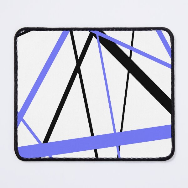 Item preview, Cool Blue Diagonal Lines Black Accents designed and sold by taiche.