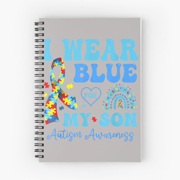 Item preview, I Wear Blue for My Son Autism Awareness Mom Dad Parents_3 designed and sold by ArleneRowe.