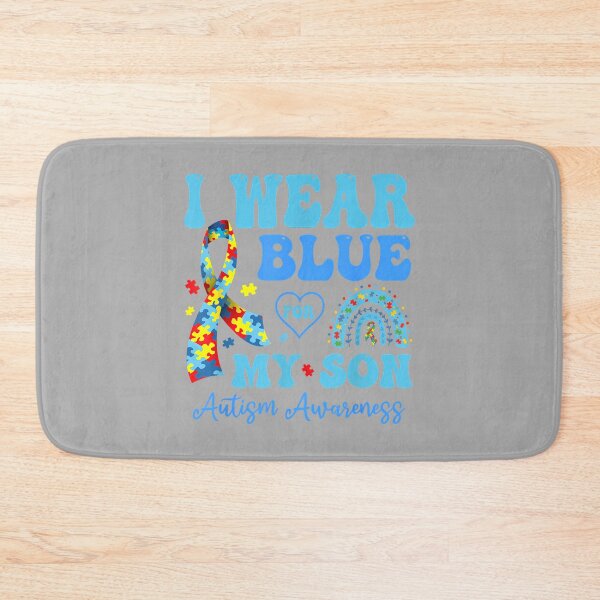 Item preview, I Wear Blue for My Son Autism Awareness Mom Dad Parents_3 designed and sold by ArleneRowe.