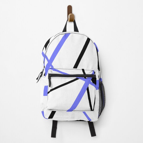 Item preview, Cool Blue Diagonal Lines Black Accents designed and sold by taiche.