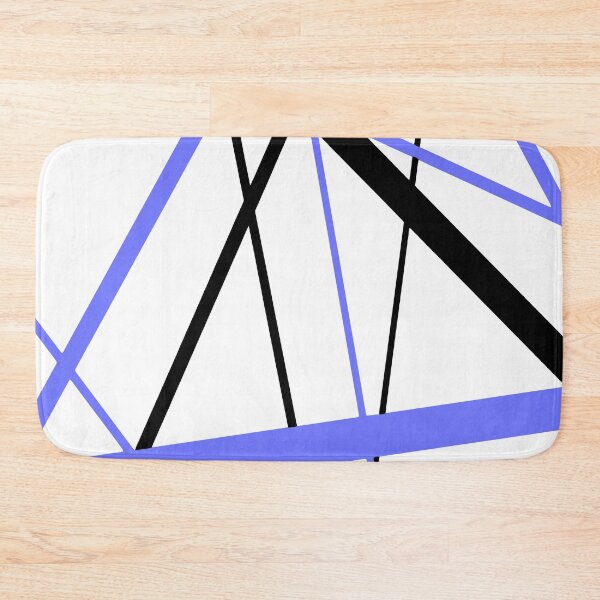 Item preview, Cool Blue Diagonal Lines Black Accents designed and sold by taiche.