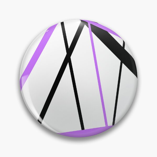 Item preview, Cool Lilac Diagonal Lines Black Accents designed and sold by taiche.