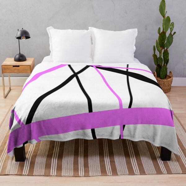 Item preview, Cool Lilac-Pink Diagonal Lines Black Accents designed and sold by taiche.