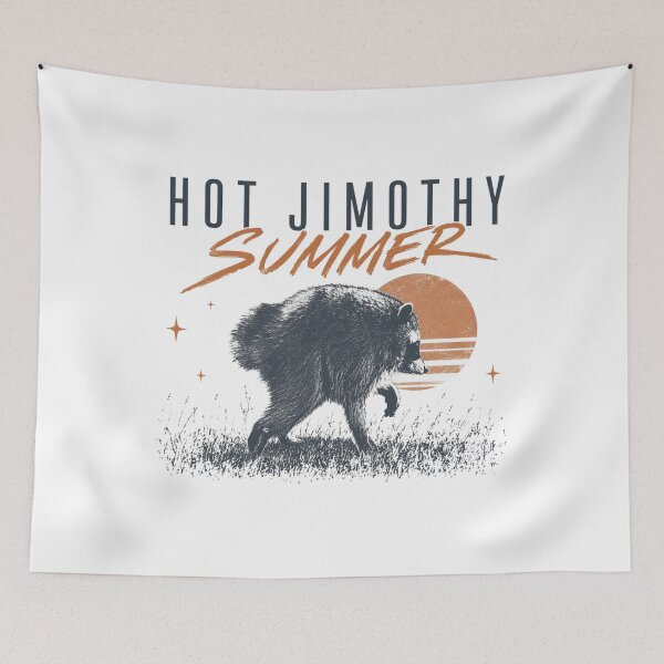 Item preview, Hot Jimothy Summer Raccoon, Seattle Meme designed and sold by RafaelScherer.