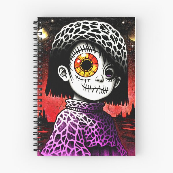 Item preview, Creepy Cute Little Girl Portrait with a Haunting Dark Presence designed and sold by QQQueen.