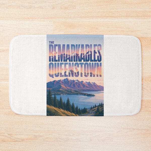 Item preview, Remarkables Mountain Range and Lake Wakatipu Queenstown New Zealand designed and sold by Places On Earth.