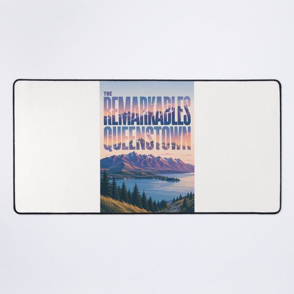 Item preview, Remarkables Mountain Range and Lake Wakatipu Queenstown New Zealand designed and sold by Places On Earth.